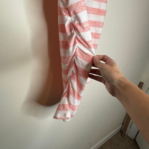 Market & Spruce Maternity T-Shirt Short Sleeve Stretch Crewneck Ruched NWT Small - Picture 4 of 9